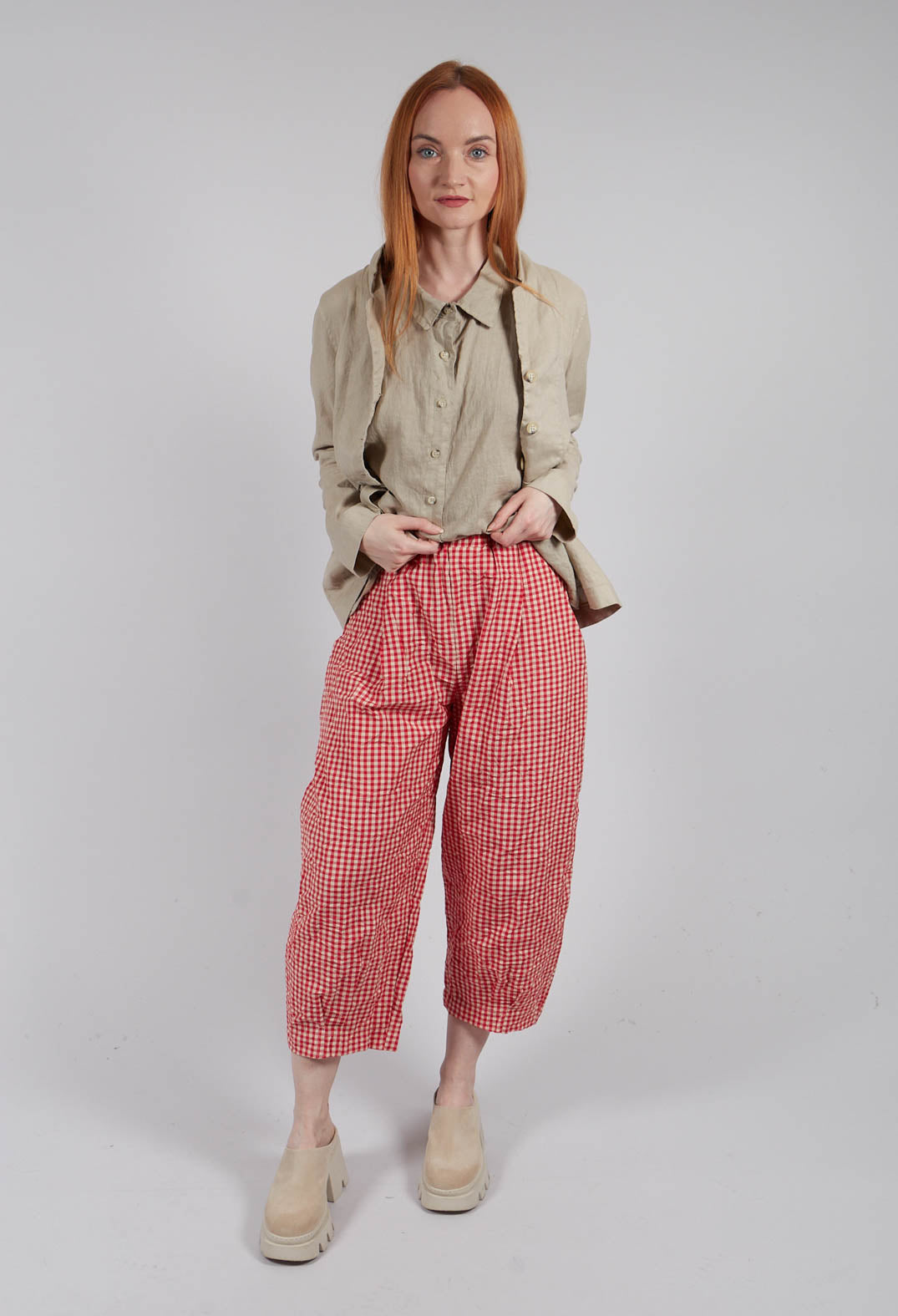 Bianco G Trousers in Ribes