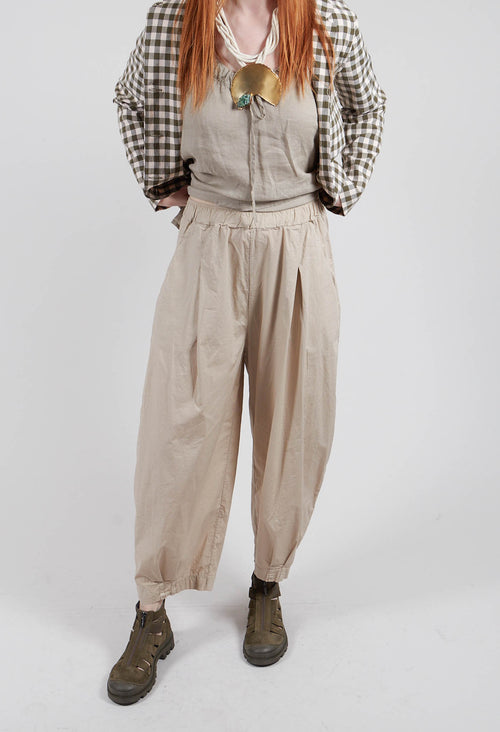 Bianco P Trousers in Grezzo