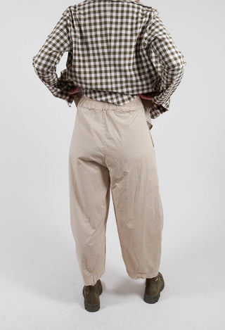 Bianco P Trousers in Grezzo