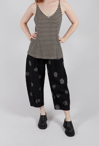 Bianco S Trousers in Nero