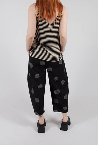 Bianco S Trousers in Nero