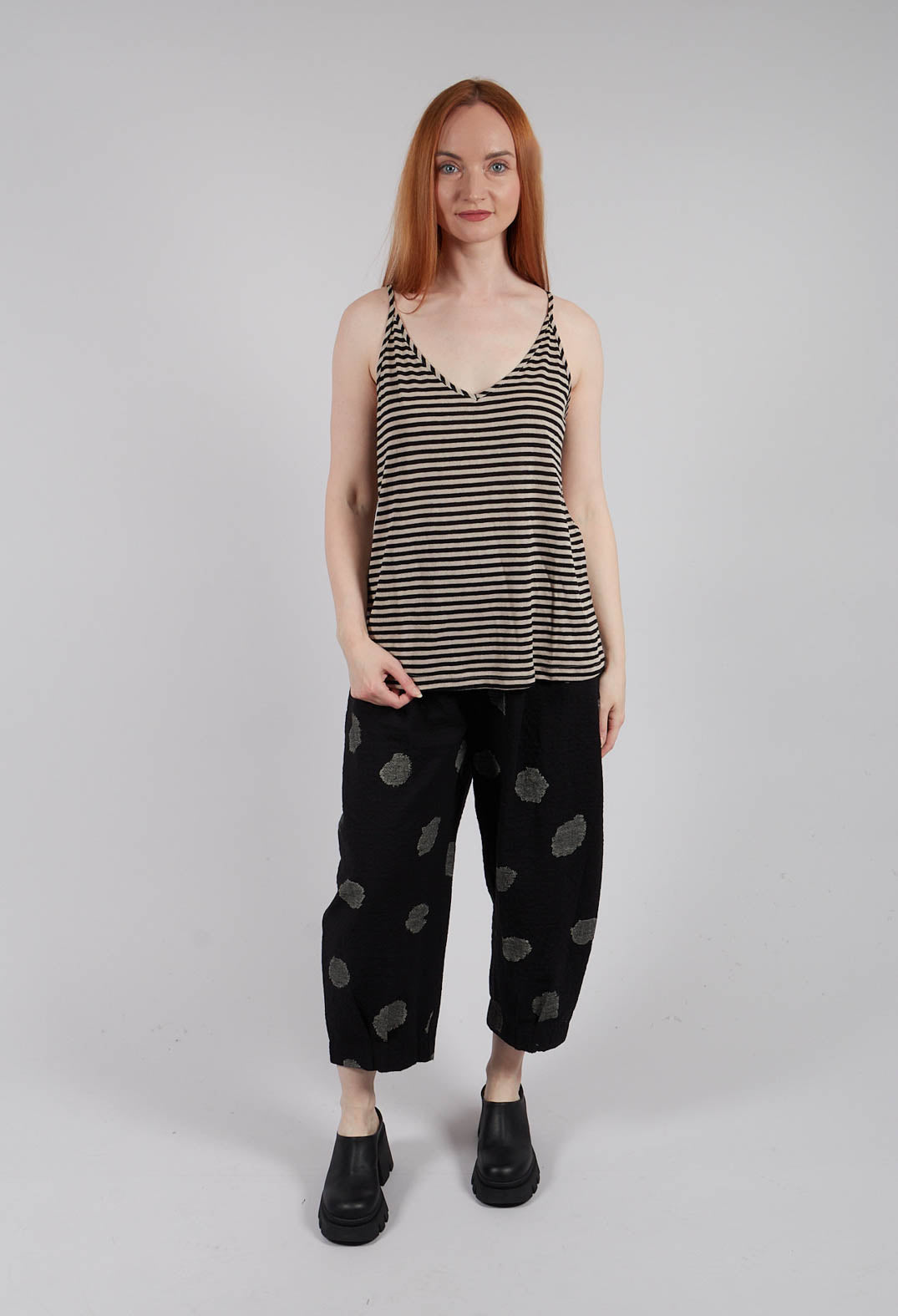 Bianco S Trousers in Nero