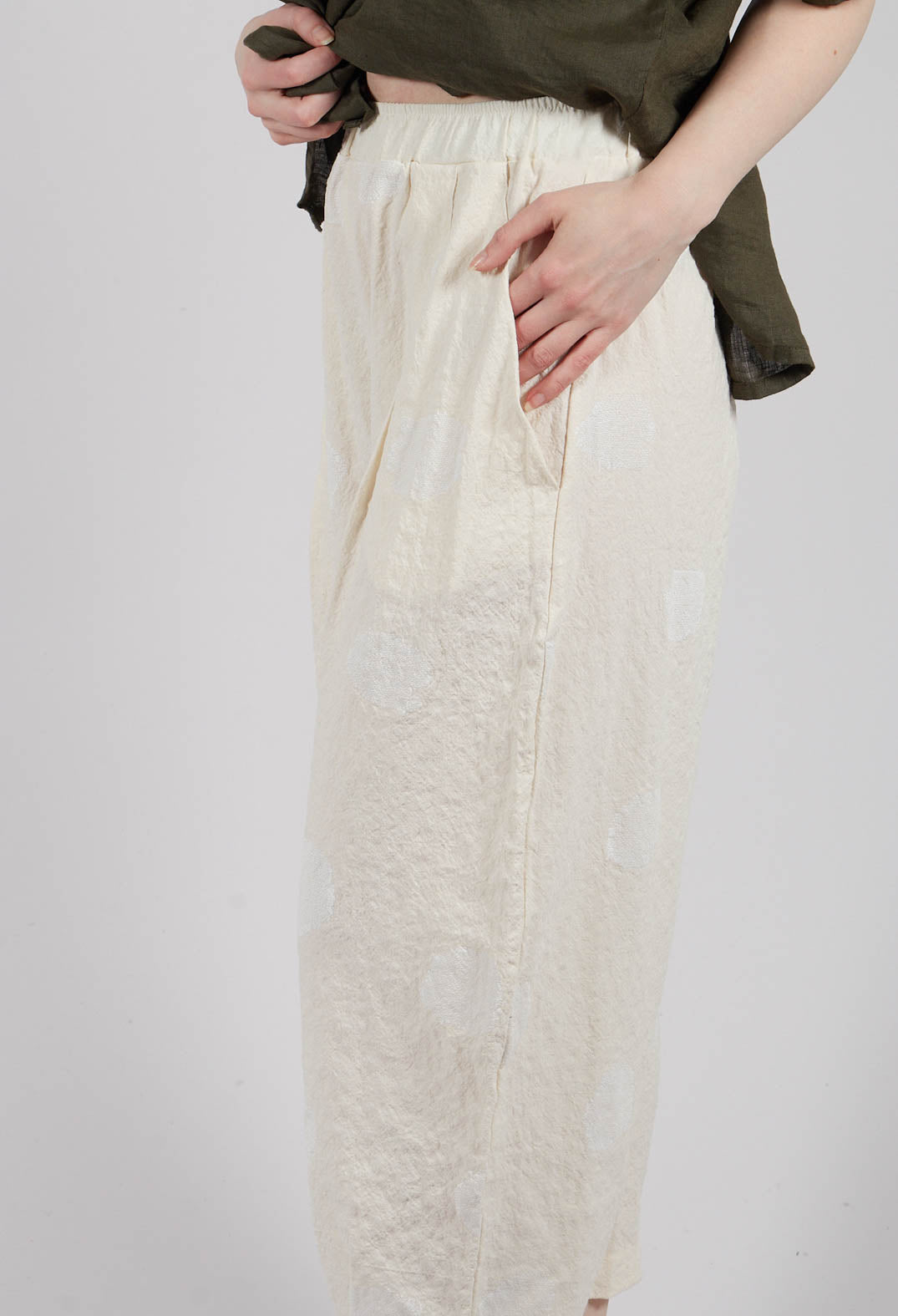 Bianco S Trousers in Mandorla