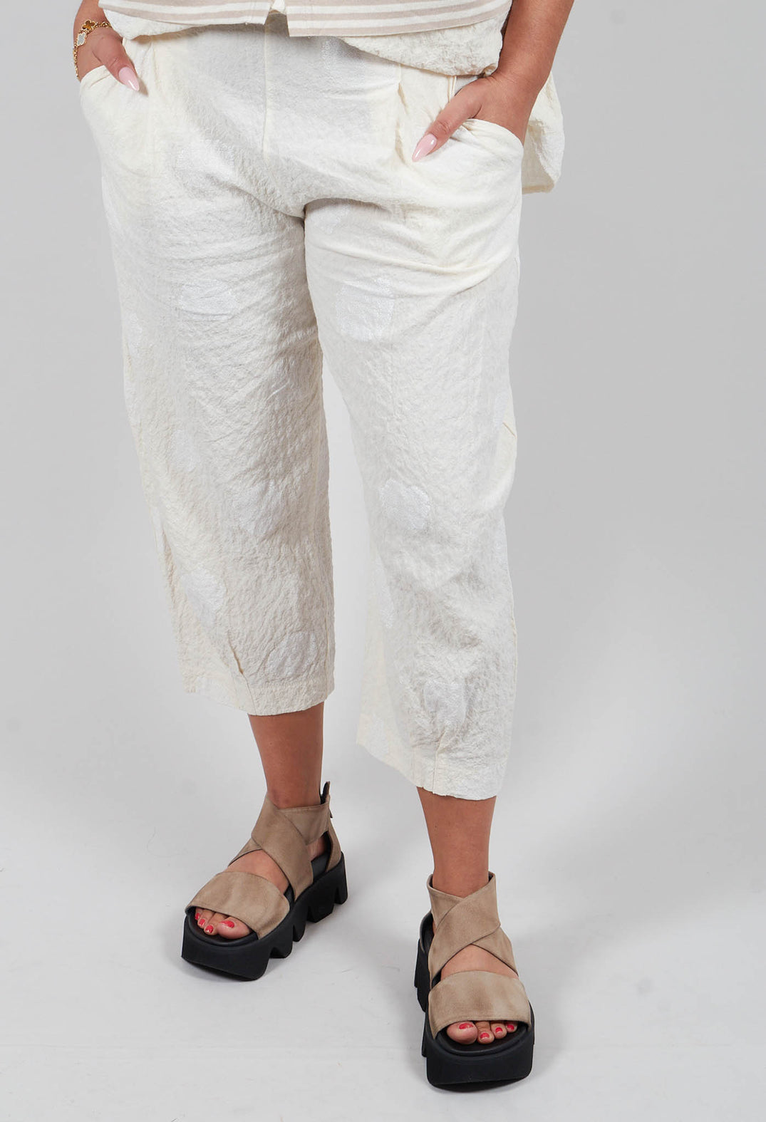 Bianco S Trousers in Mandorla