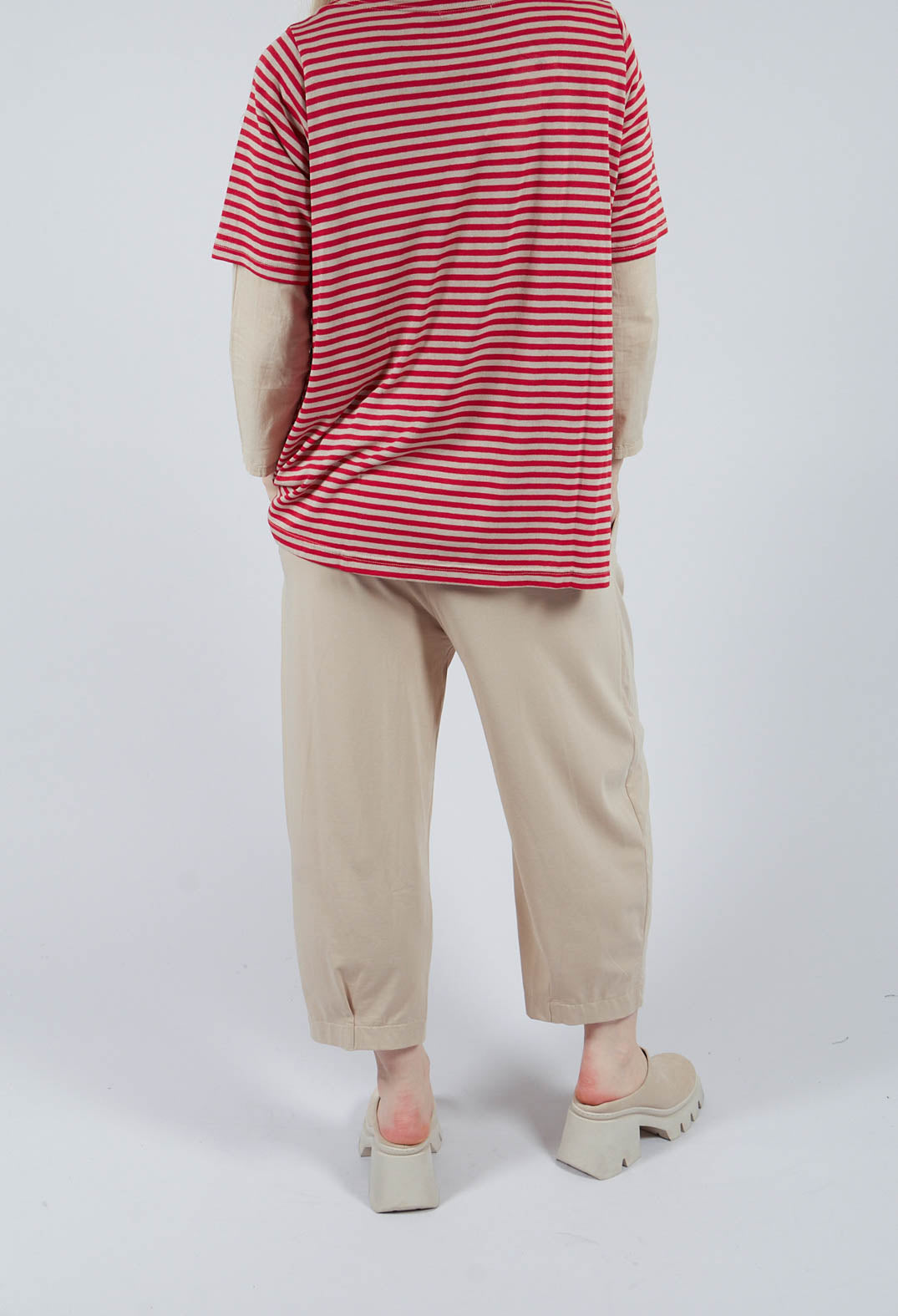 Bianco U Trousers in Grezzo