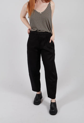 Cervo D Trousers in Nero