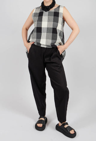 Cervo D Trousers in Nero