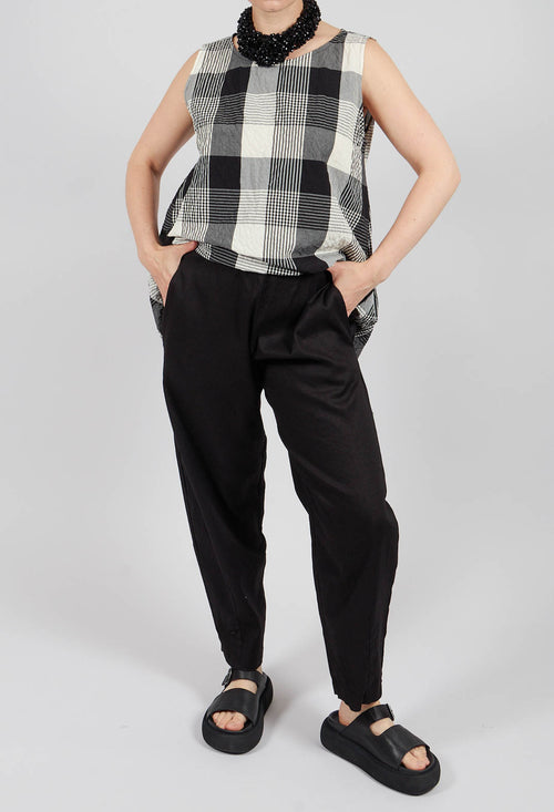 Cervo D Trousers in Nero