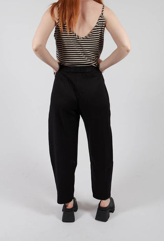 Cervo D Trousers in Nero