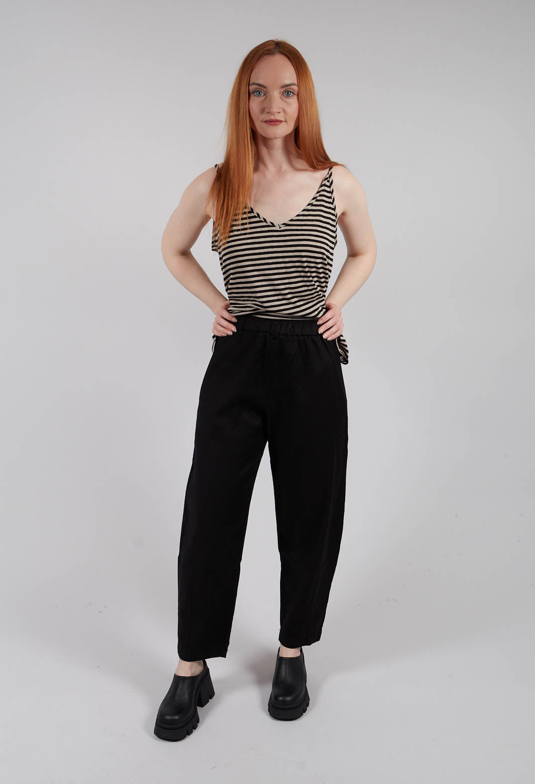 Cervo D Trousers in Nero