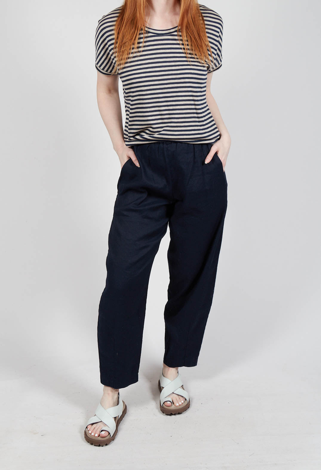 Cervo D Trousers in Blu
