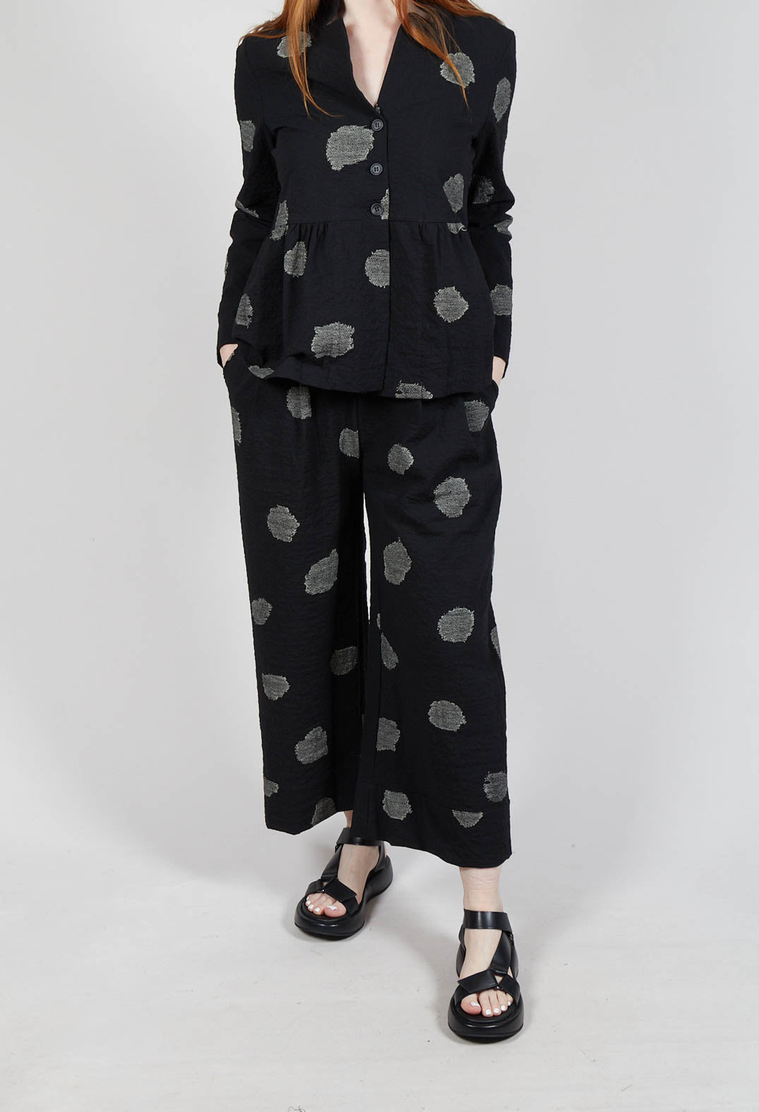 Chiaro S Trousers in Nero