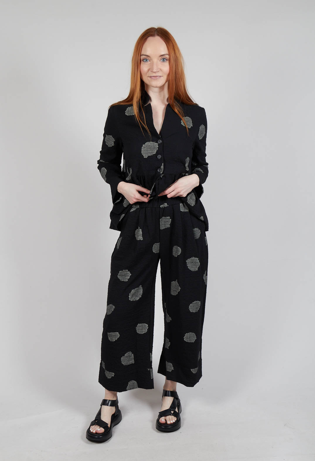 Chiaro S Trousers in Nero