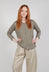 Crema LR Cardigan in Alga Stripe
