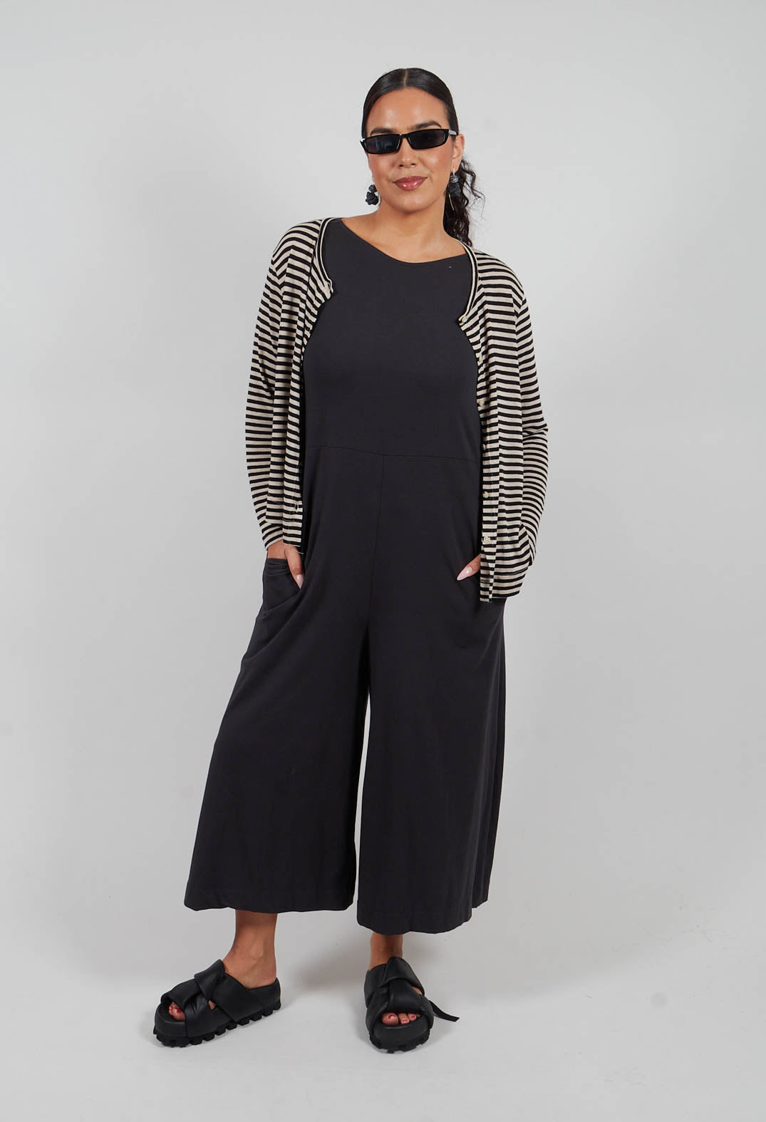 Fine U Jumpsuit in Antracite