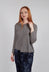 Crema LR Cardigan in Blu Stripe