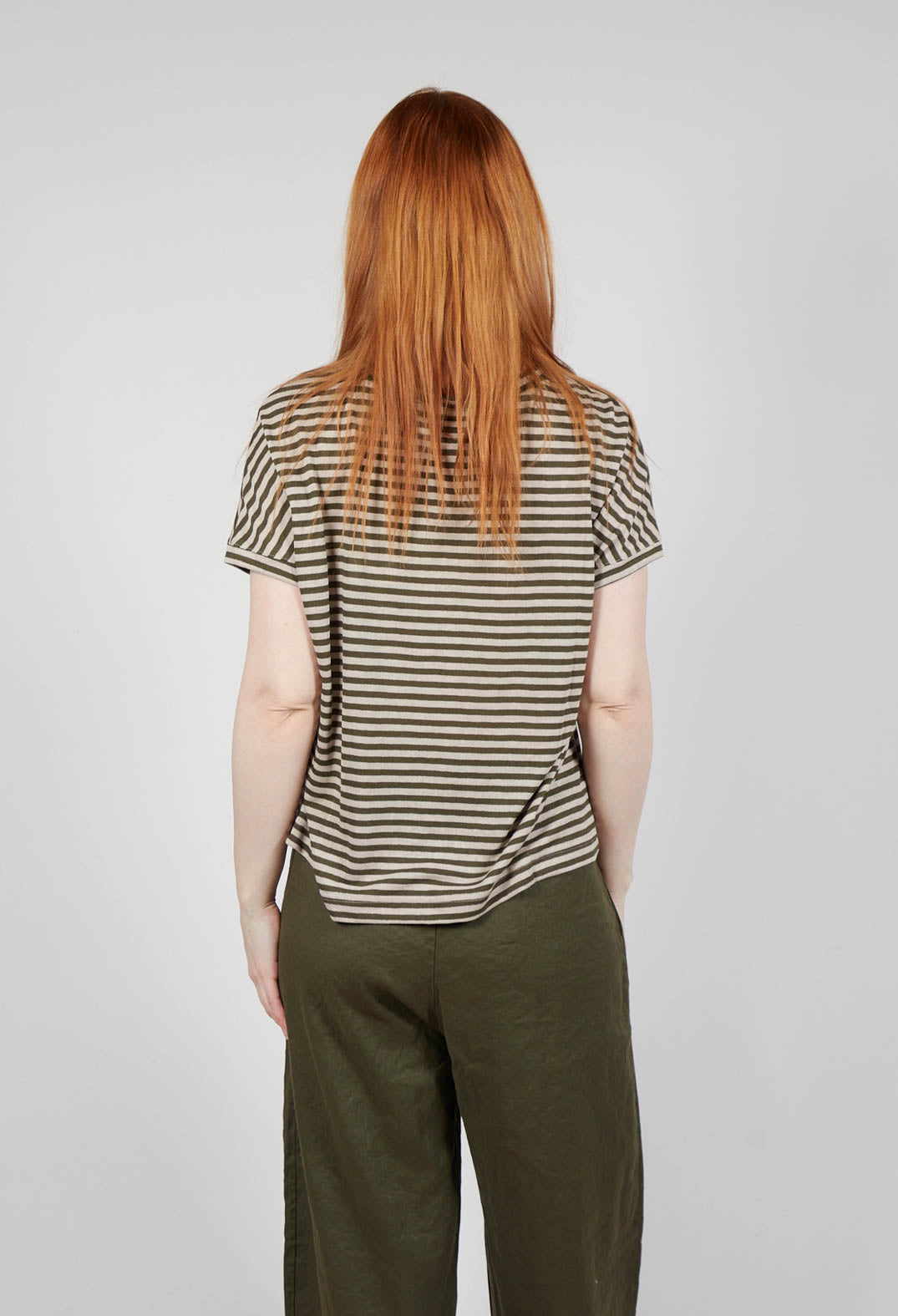 Decisa LR T-Shirt in Alga Stripe
