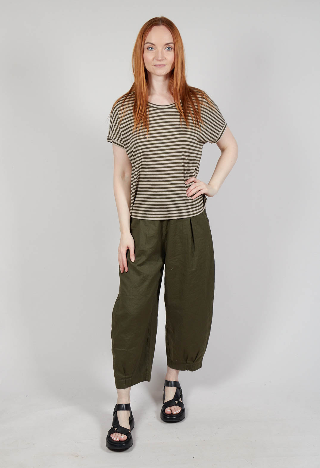 Decisa LR T-Shirt in Alga Stripe
