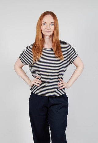 Decisa LR T-Shirt in Blu Stripe