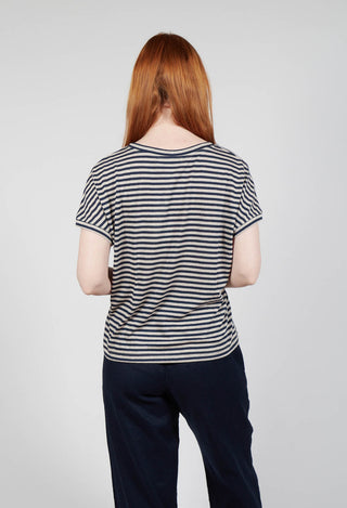Decisa LR T-Shirt in Blu Stripe