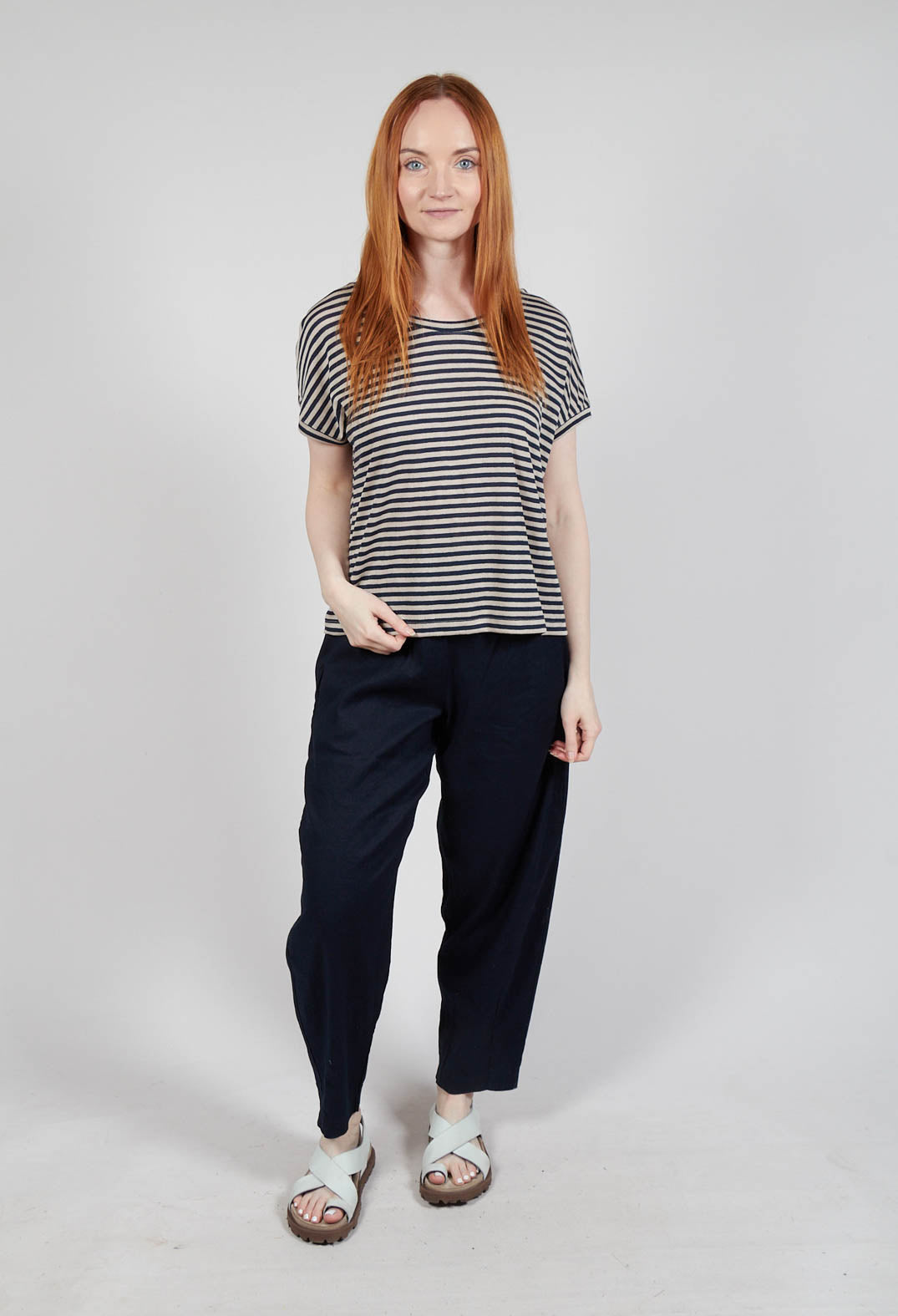 Decisa LR T-Shirt in Blu Stripe