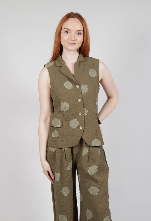 Kimchi S Gilet in Alga