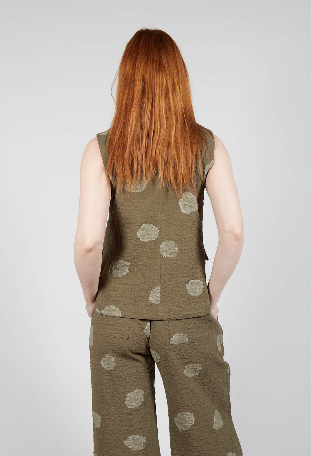 Kimchi S Gilet in Alga