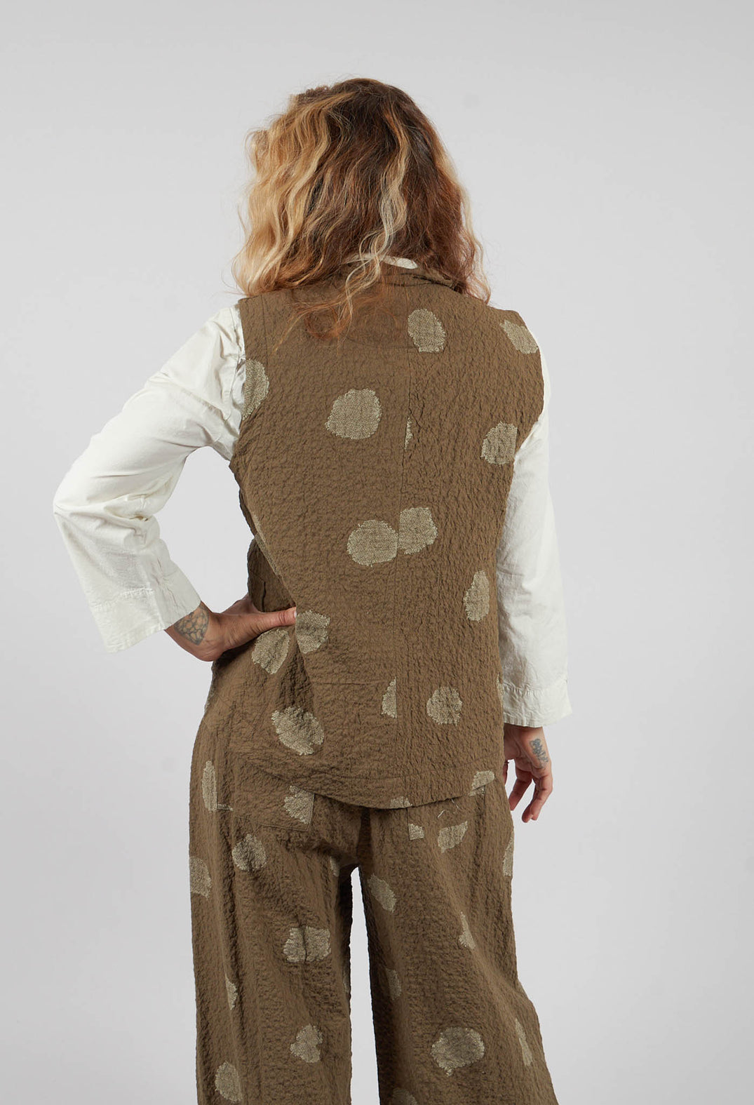 Kimchi S Gilet in Alga