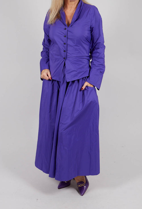 A-Line Skirt in Indigo