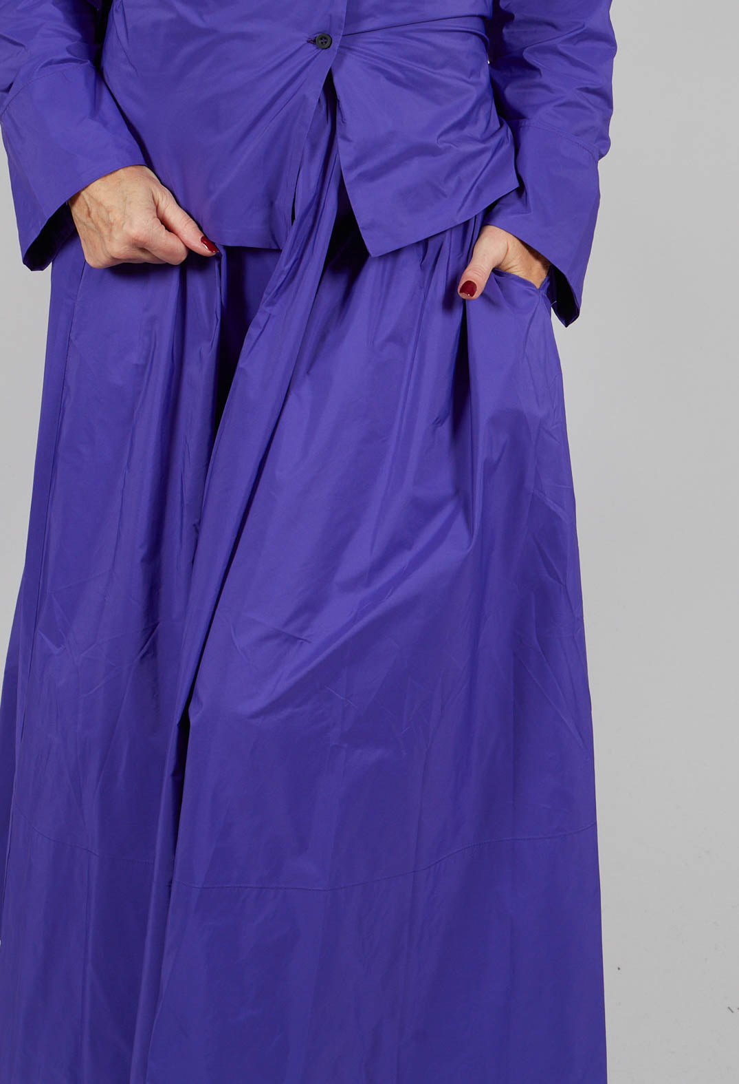 A-Line Skirt in Indigo