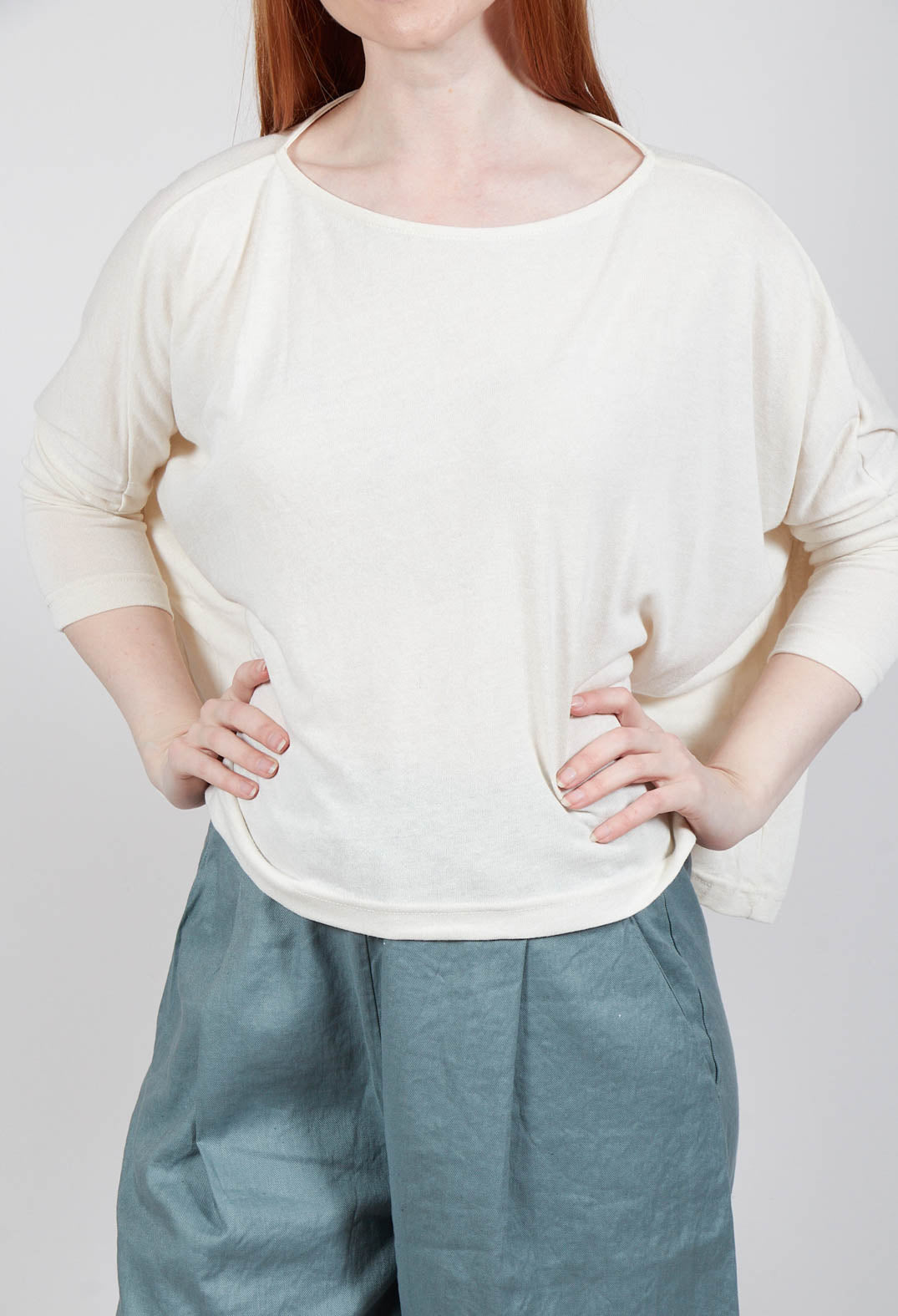 Kira L Jumper in Latte