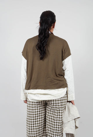 Lucente L Cardigan in Alga