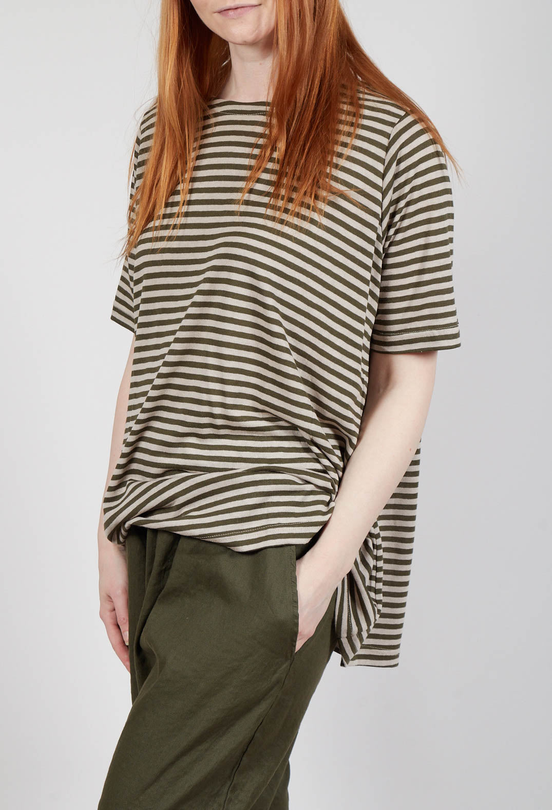 Nuova LR Jumper in Alga Stripe