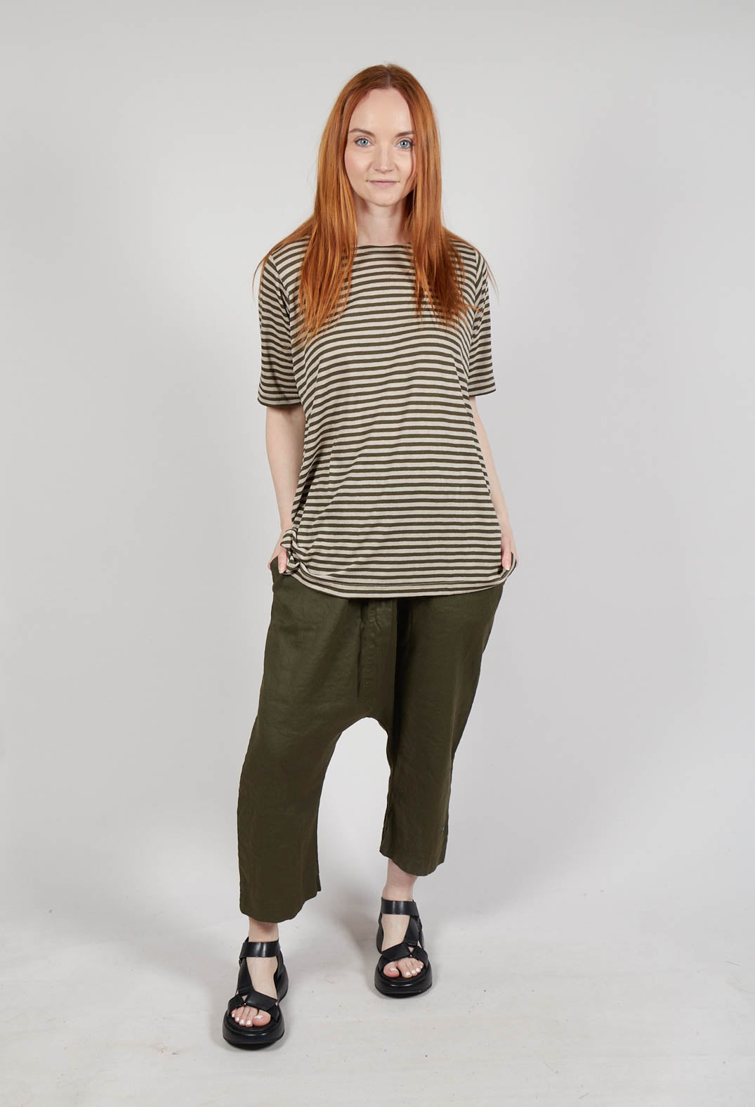 Nuova LR Jumper in Alga Stripe