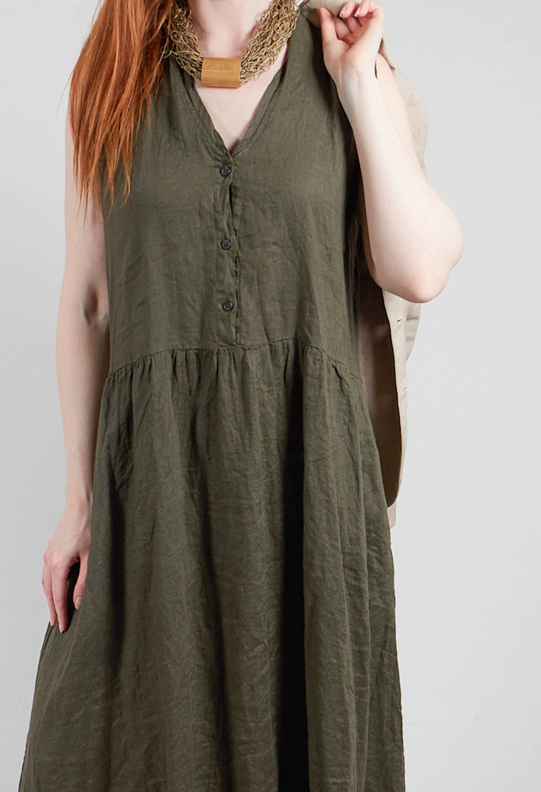 Opaco L Dress in Alga
