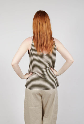 Pigra LR Top in Alga Stripe