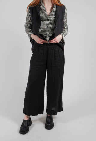 Pollo L Trousers in Nero