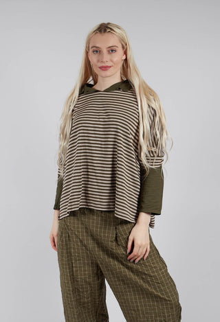 Tela LR Jumper in Alga Stripe