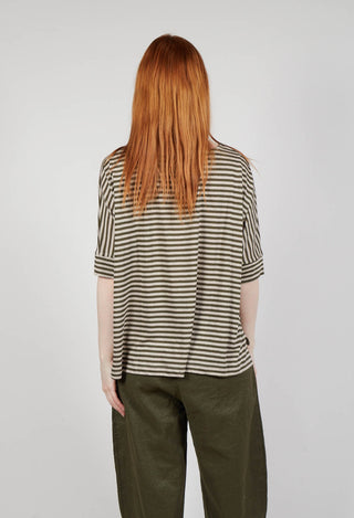 Tela LR Jumper in Alga Stripe