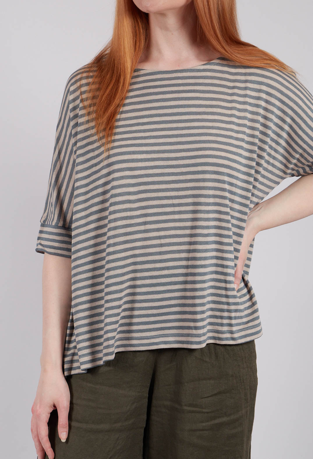 Tela LR Jumper in Lago Stripe