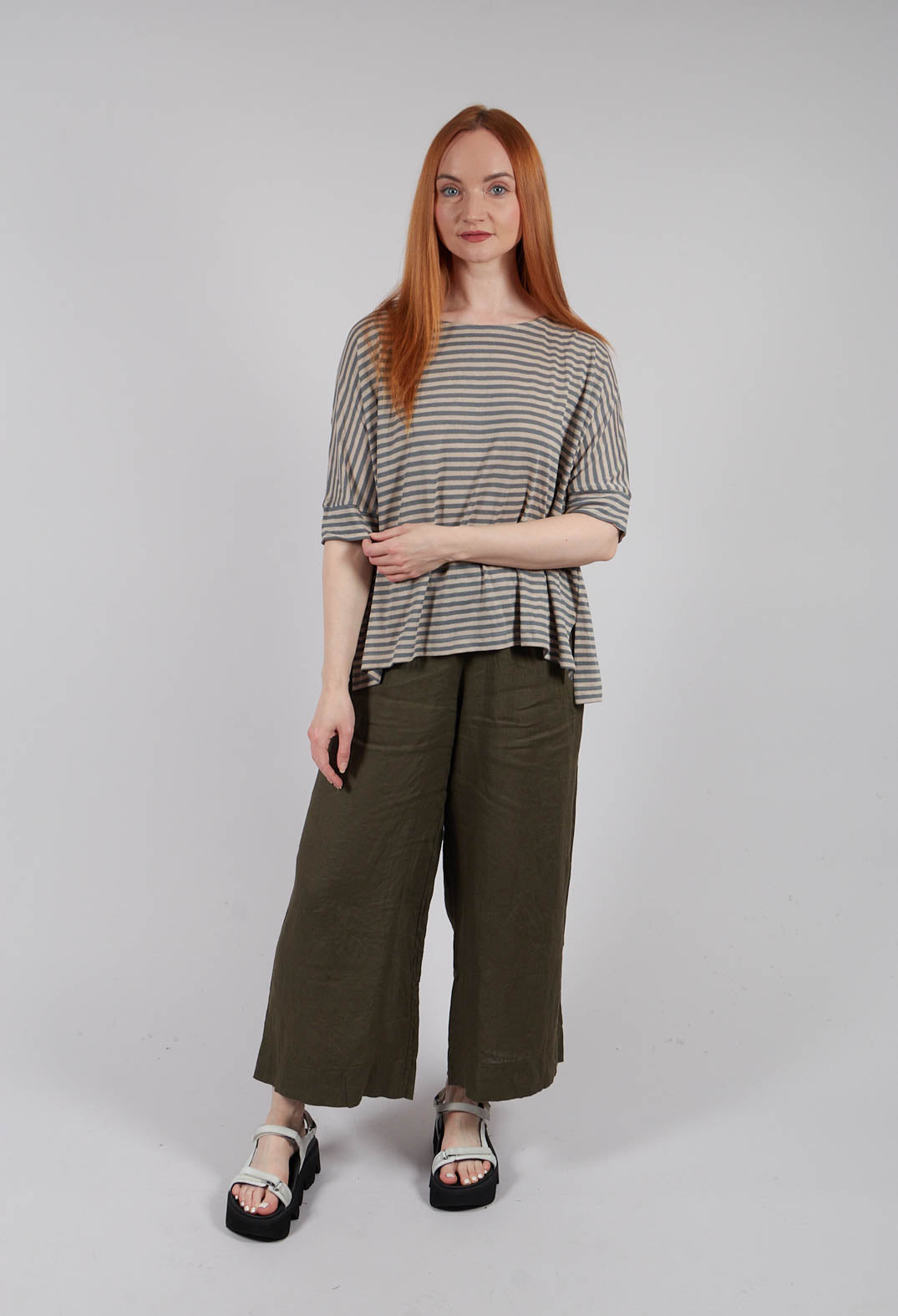 Tela LR Jumper in Lago Stripe