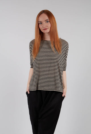 Tela LR Jumper in Nero Stripe