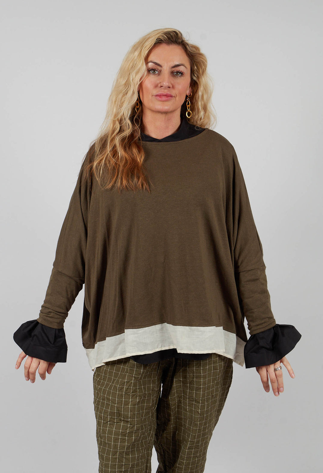 Bamboo L Jumper in Alga