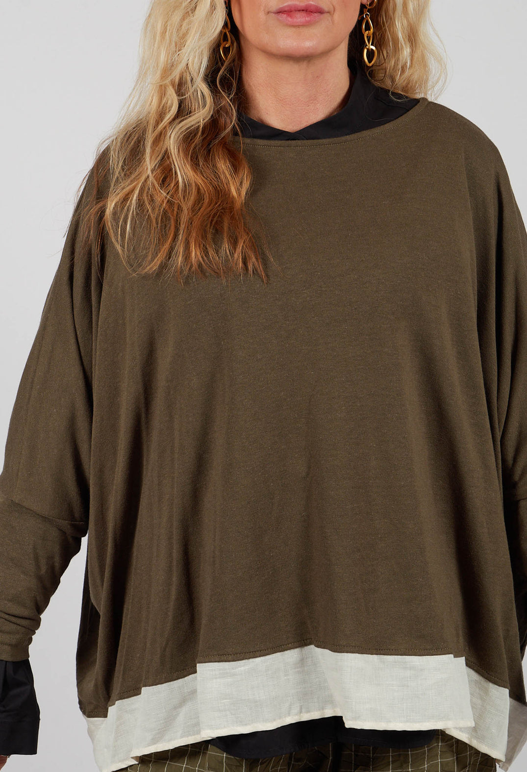 Bamboo L Jumper in Alga