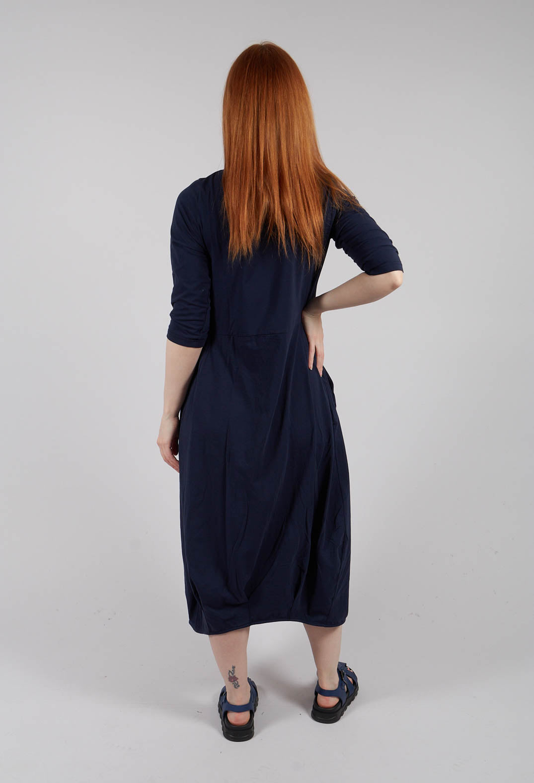 Denso Dress in Blu