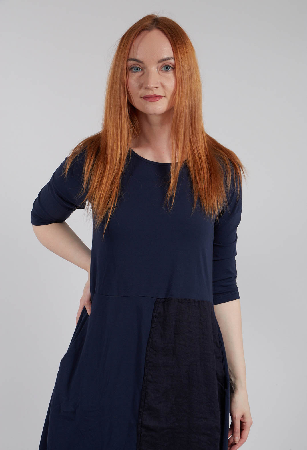Denso Dress in Blu