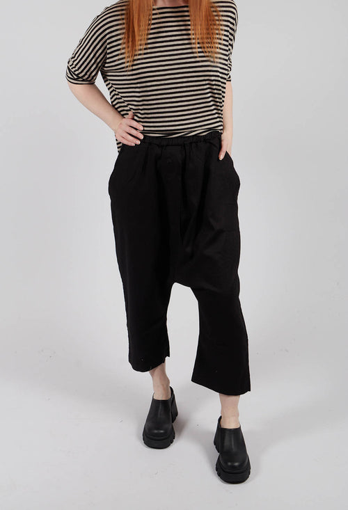 Lippia D Trousers in Nero