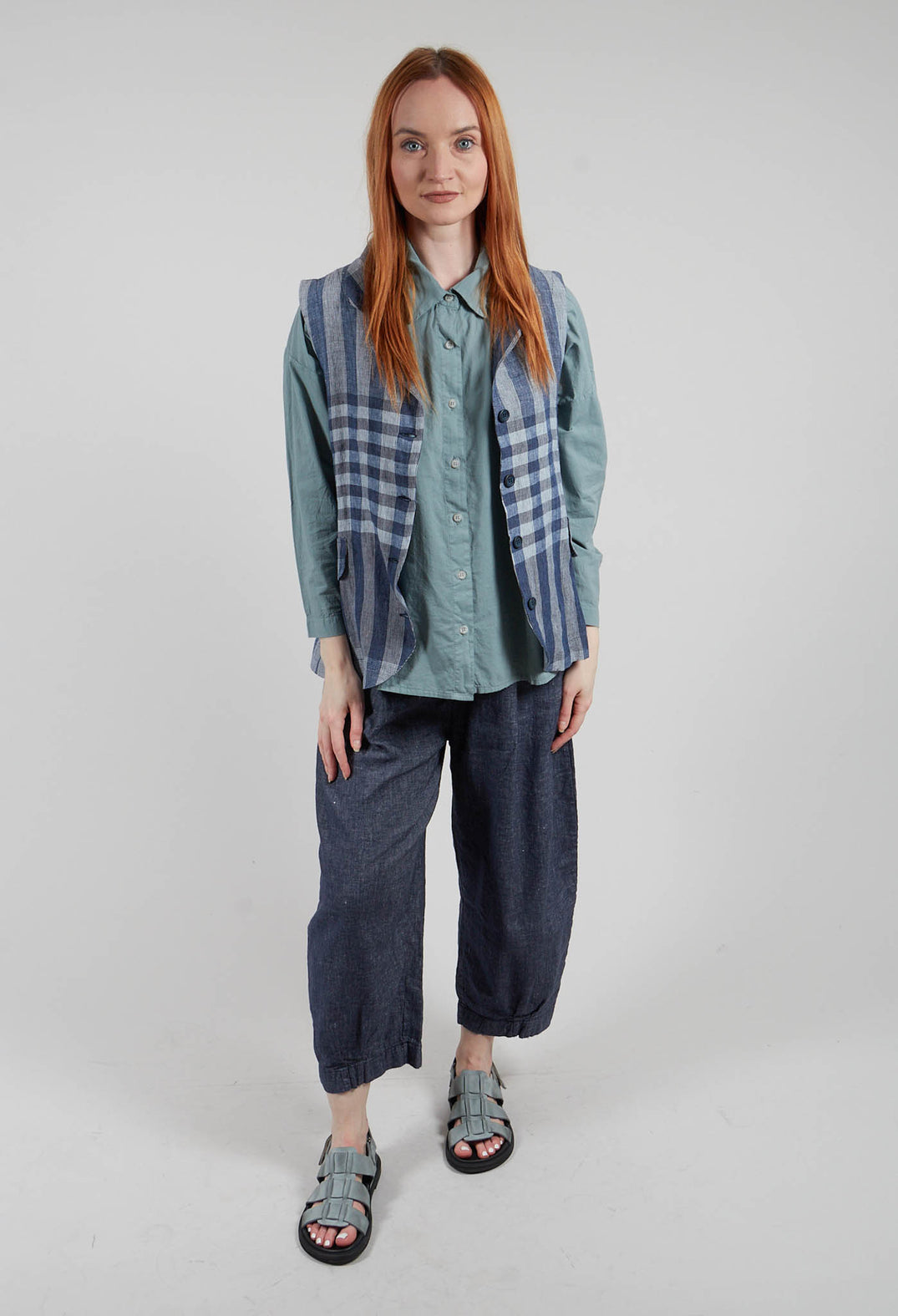 Kimchi A Gilet in Blu
