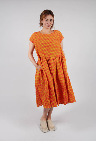 Midi Dress in Poppy Lemon