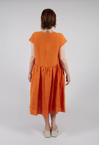 Midi Dress in Poppy Lemon